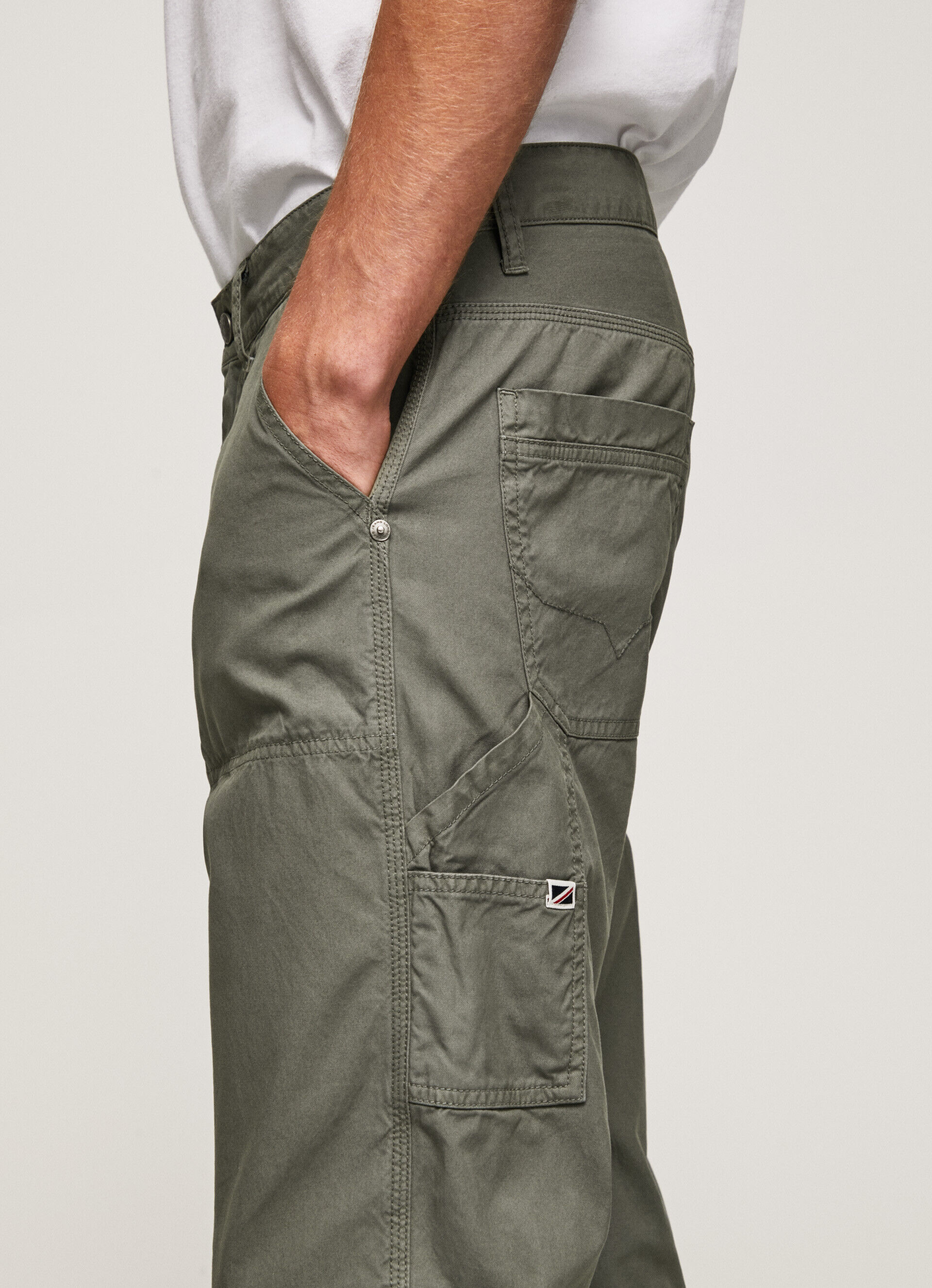Calça cargo Newton Worker - verde-esmeralda