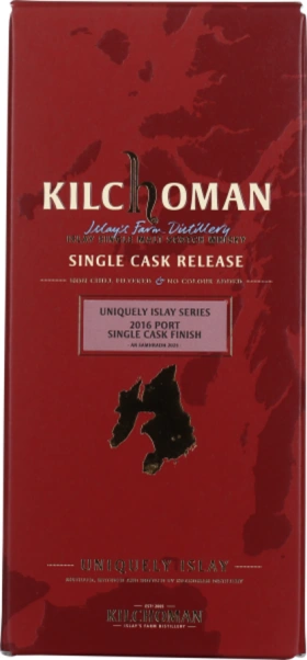 KILCHOMAN AN SAMHRADH 2016 PORT SINGLE CASK 70CL