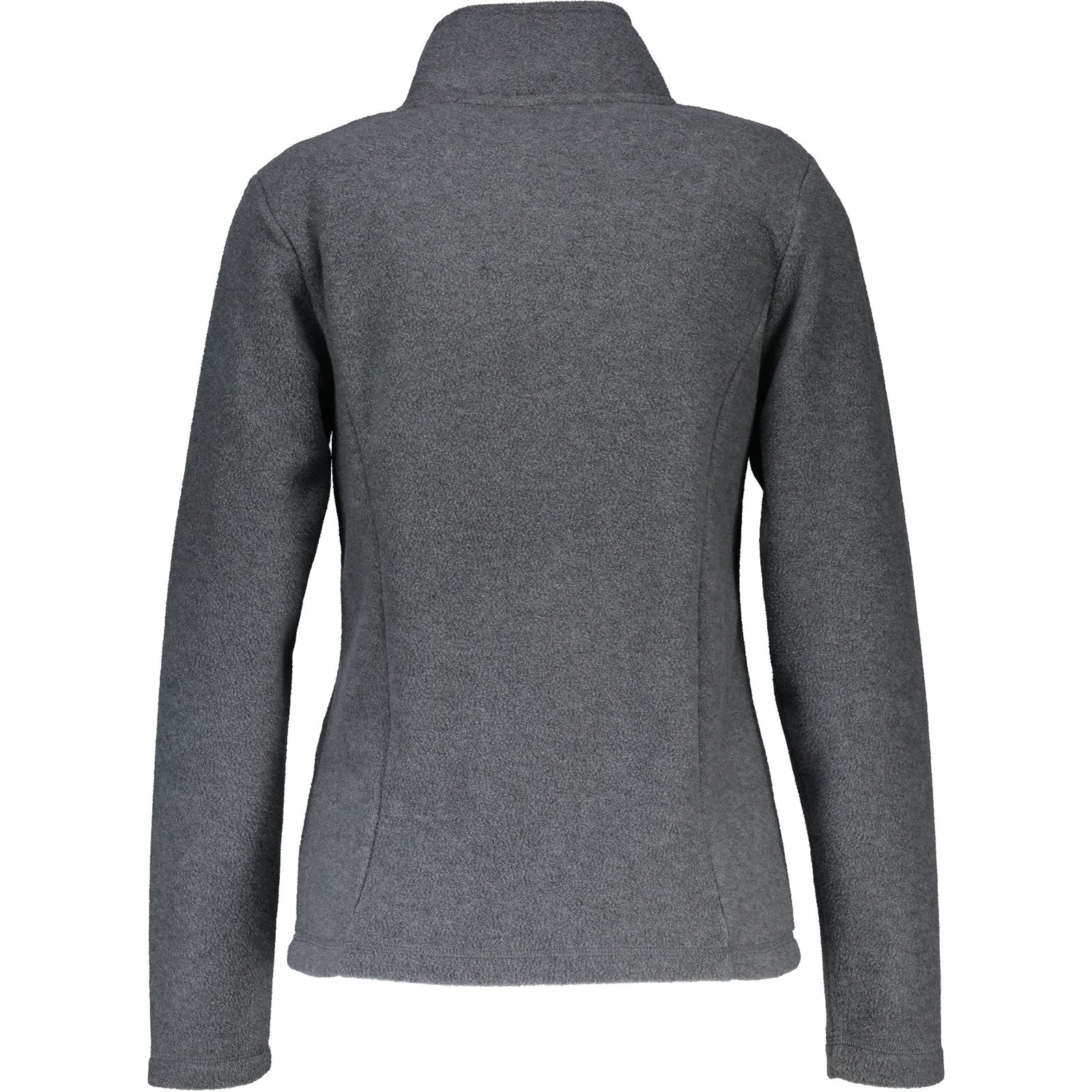 Damen-Polarfleecejacke mit Stehkragen L, grau