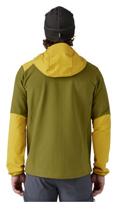Polaire Patagonia R1 TechFace Hoody Vert Homme