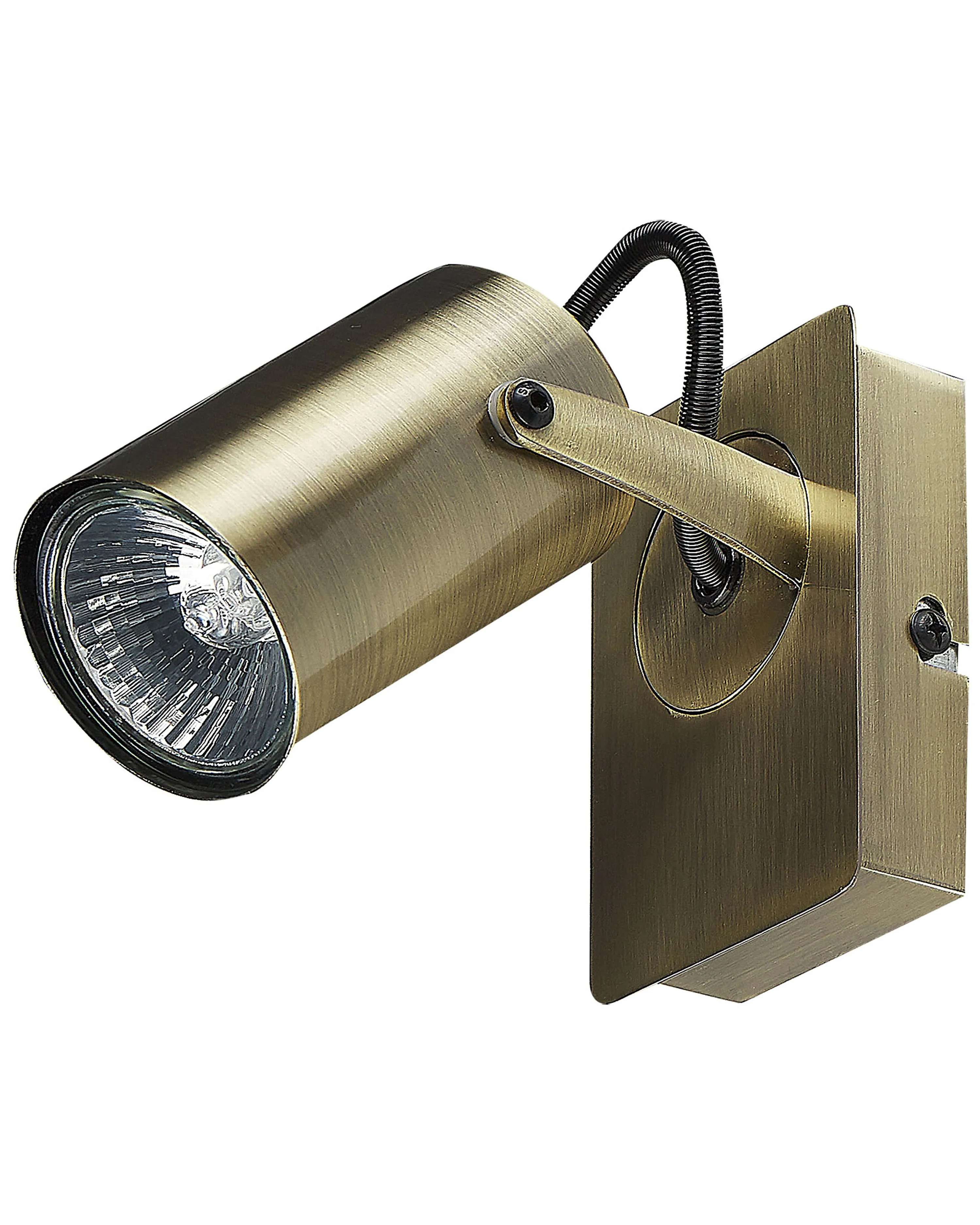 Set van 2 spotlampen KLIP verstelbaar Metaal Messing