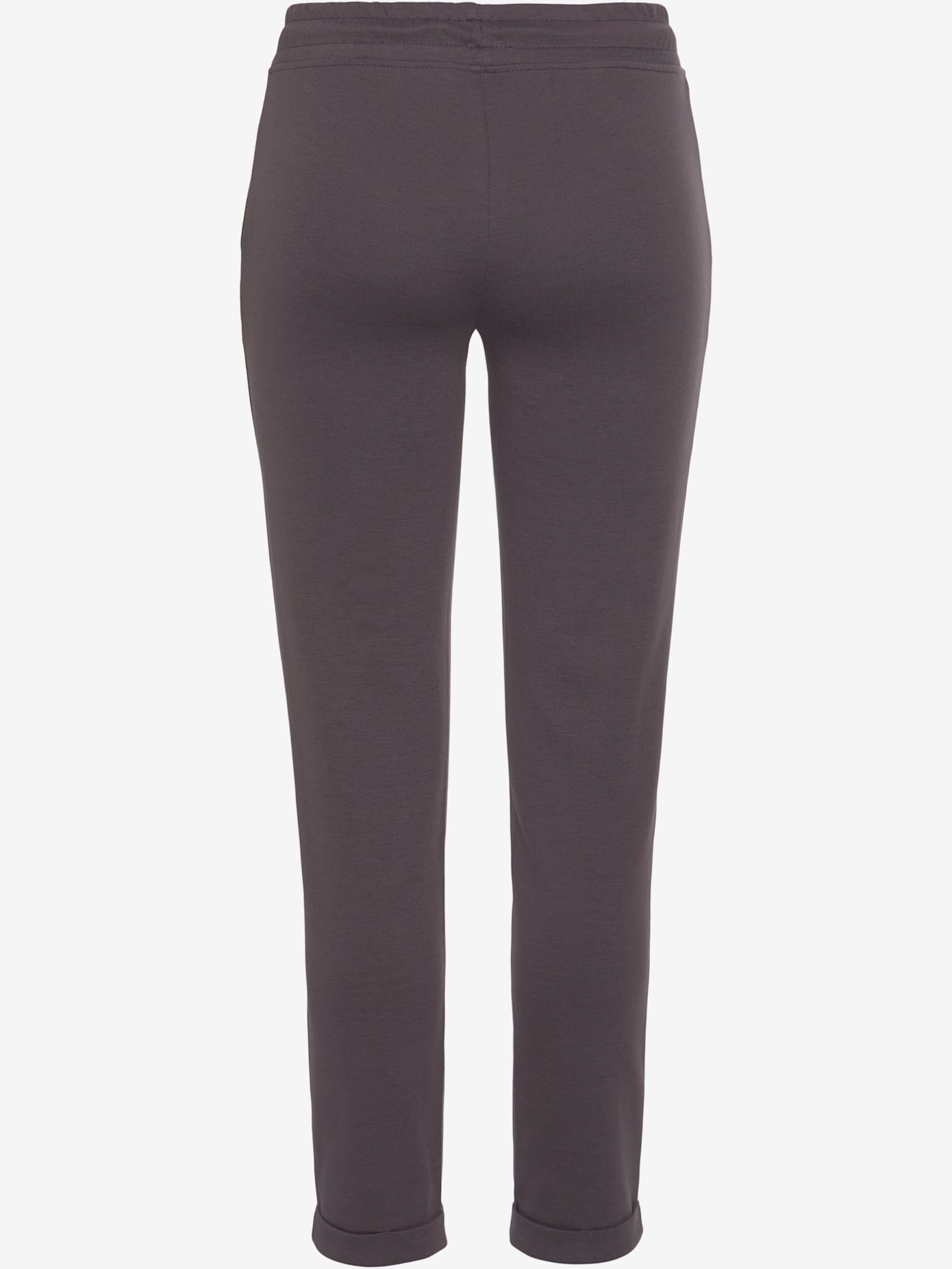 Pantalon basique avec petit logo brodé