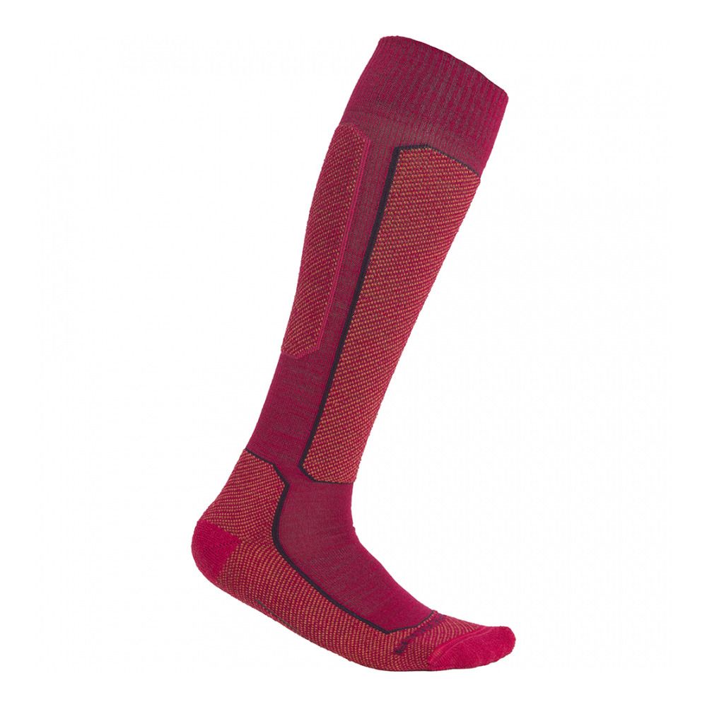 Icebreaker SKI+ - Chaussettes Femme electrnpnk/earth/nghtshad