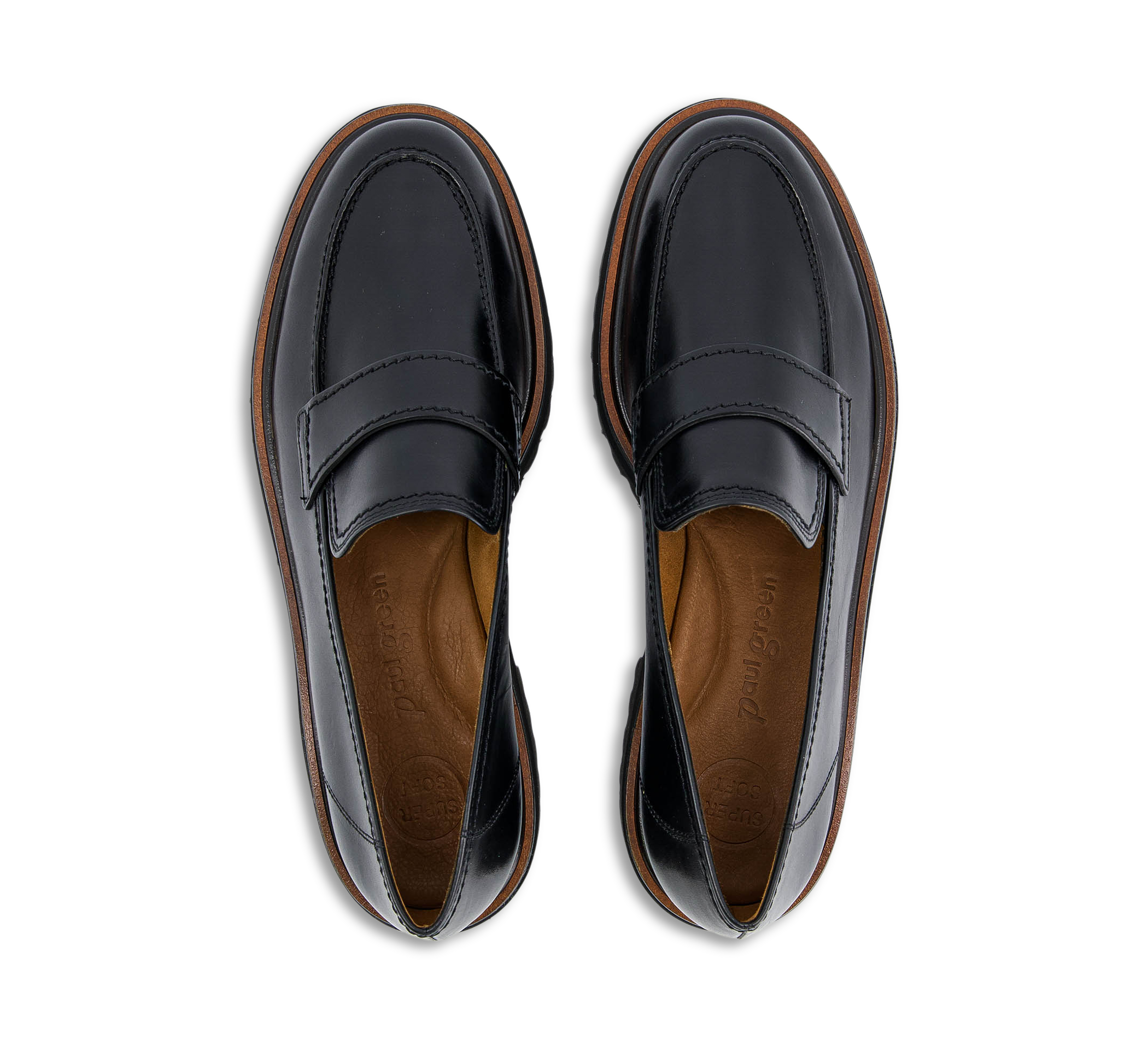 Paul Green Mocassins ungefüttert