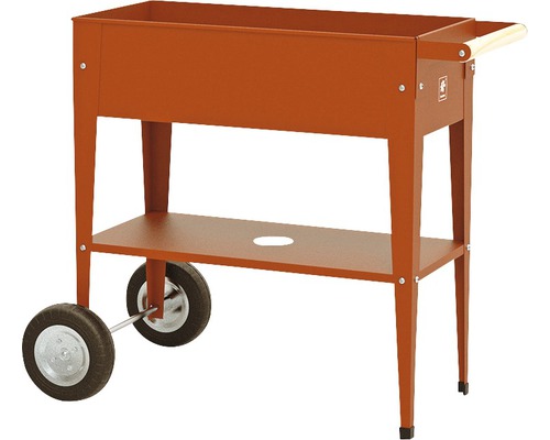 Verhoogd tuinbed op palen Herstera Garden Kräuterfabrik Urban 75x35x80 cm rood