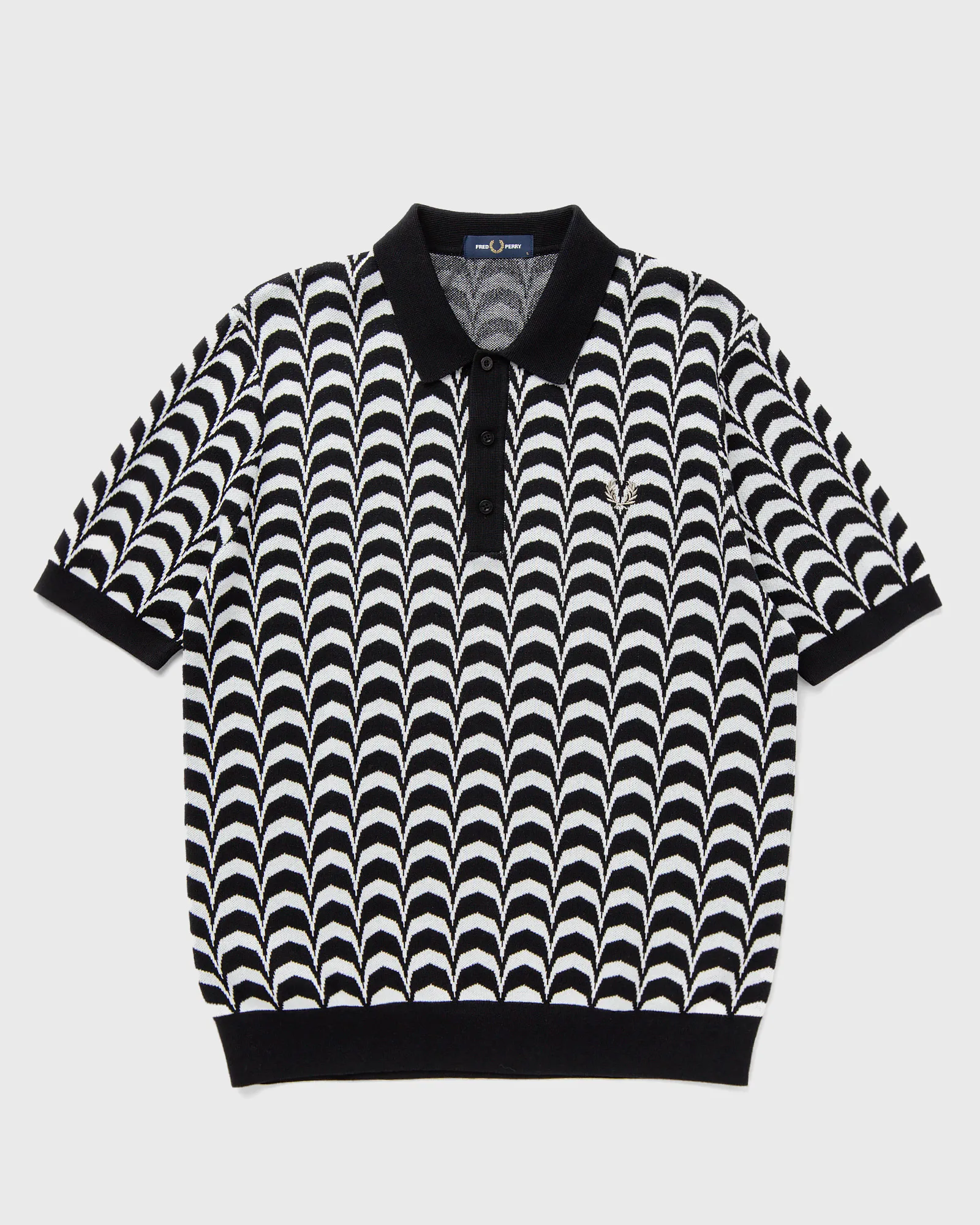 Fred Perry Jacquard Knitted Shirt