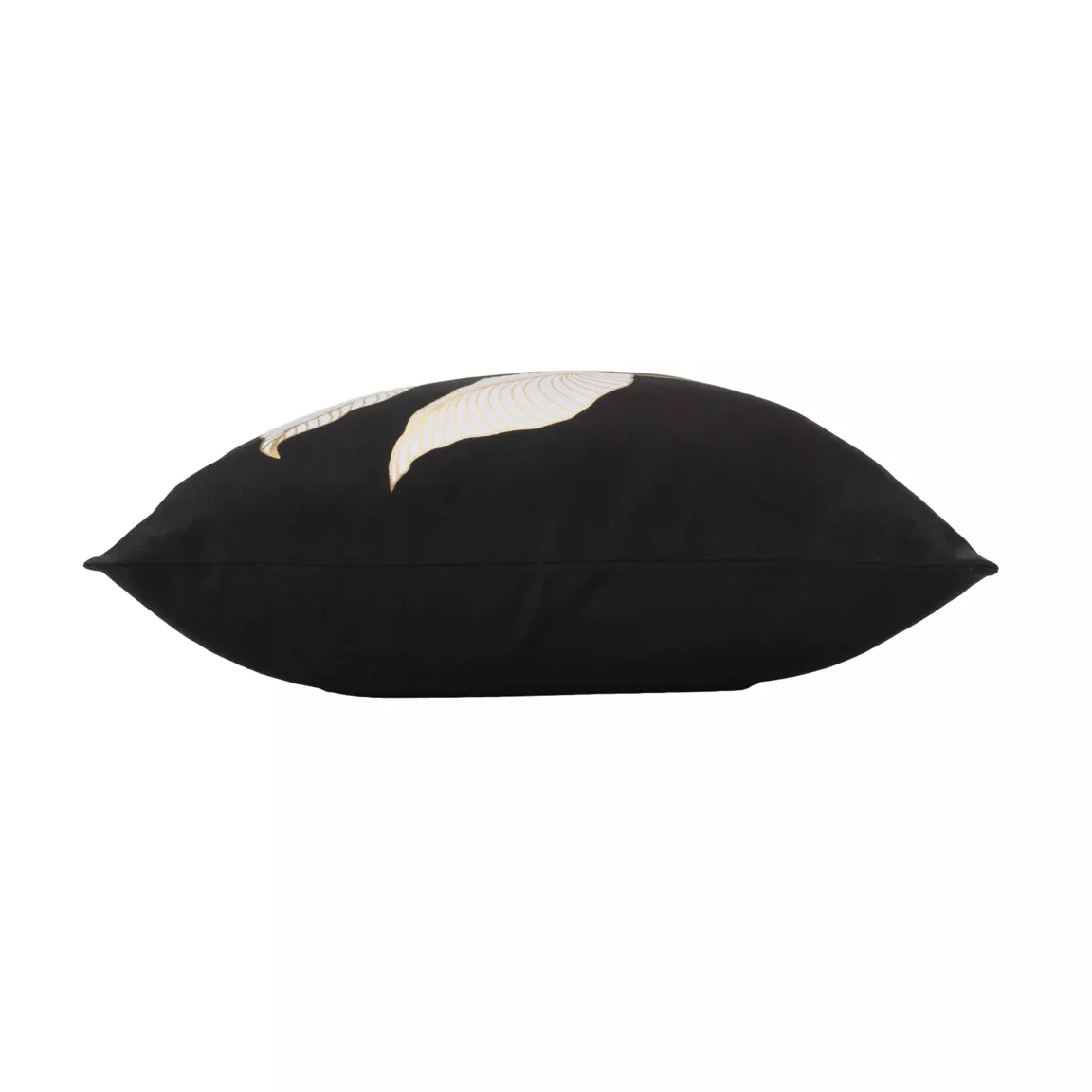 Coussin carré coton (45 x 45 cm) Jill Noir