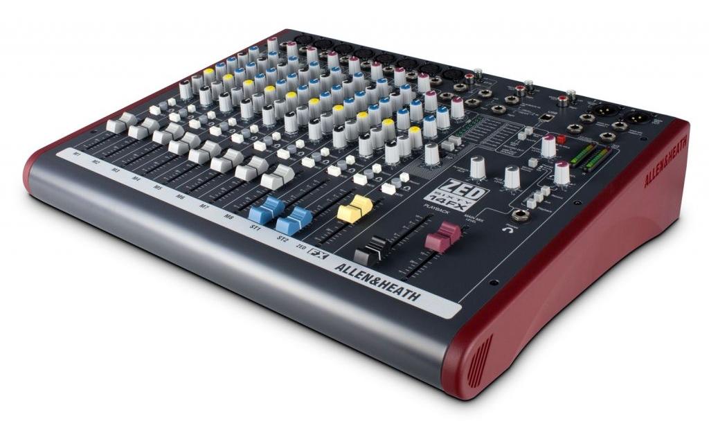 Mischpult ZED60-14FX<br>Mehrzweck-Mischpult mit USB-Interface und Effektprozessor