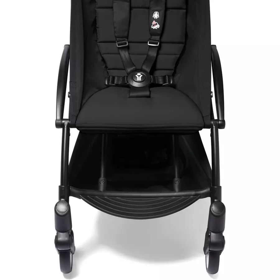 BABYZEN Kinderwagen YOYO2 6+ White mit Textilset Black