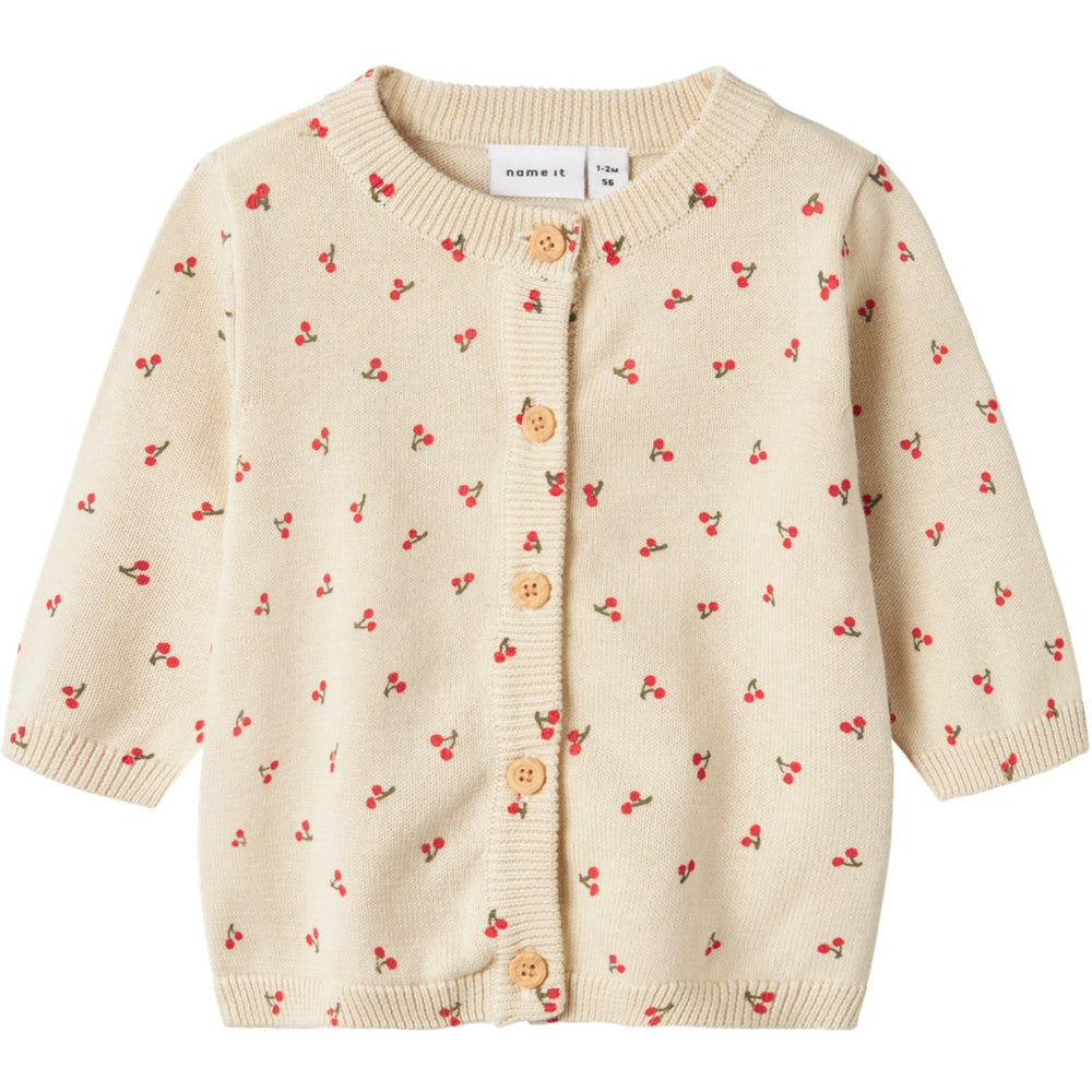 Køb Name It Summer Sand Bicher Strik Cardigan