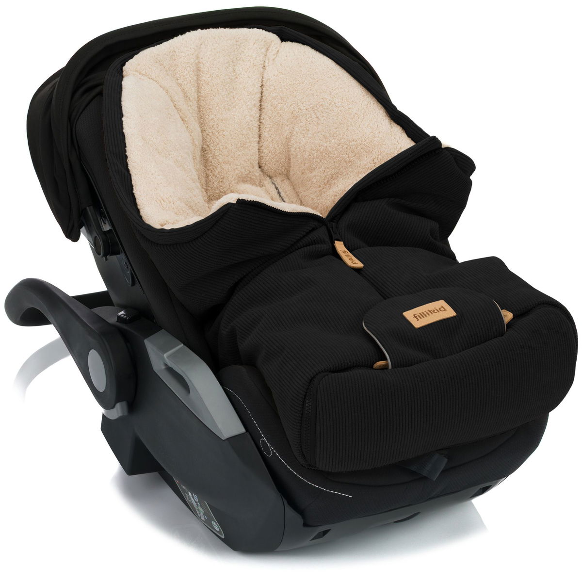 fillikidfillikid   Fusssäckchen Nevis Cord schwarz