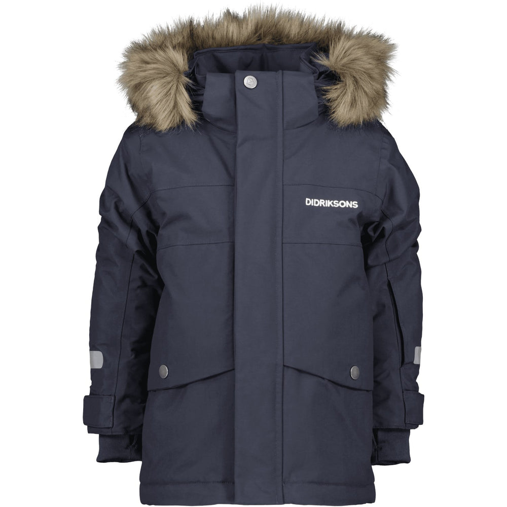 Køb Didriksons Navy Bjärven Kids Parka 3 | Luksusbaby