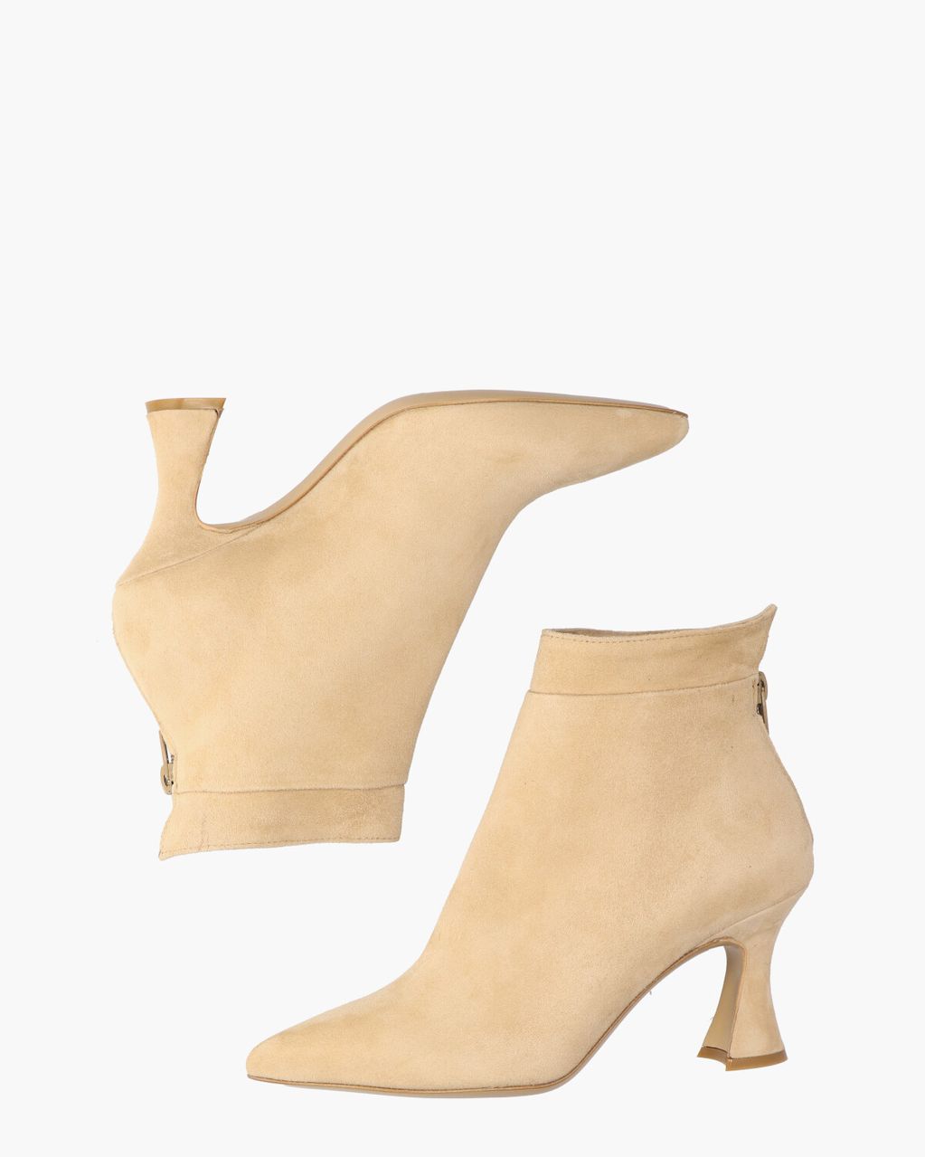 Cypres 9928 Beige Dames Enkelboots