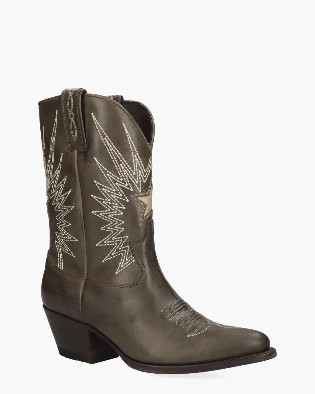 Sendra 18947 Bruin/Wit Damesboots