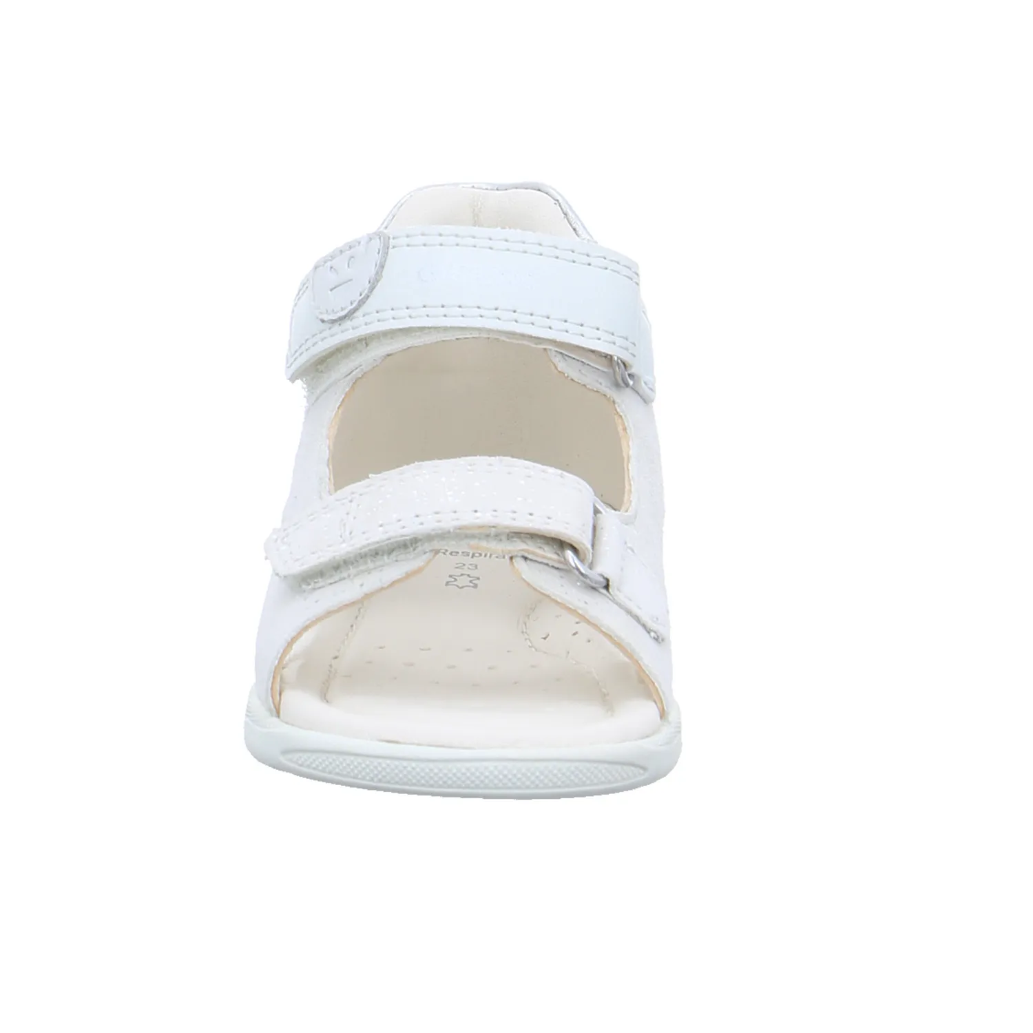 GEOX Baby-Sandale Silber Leder  Minilette