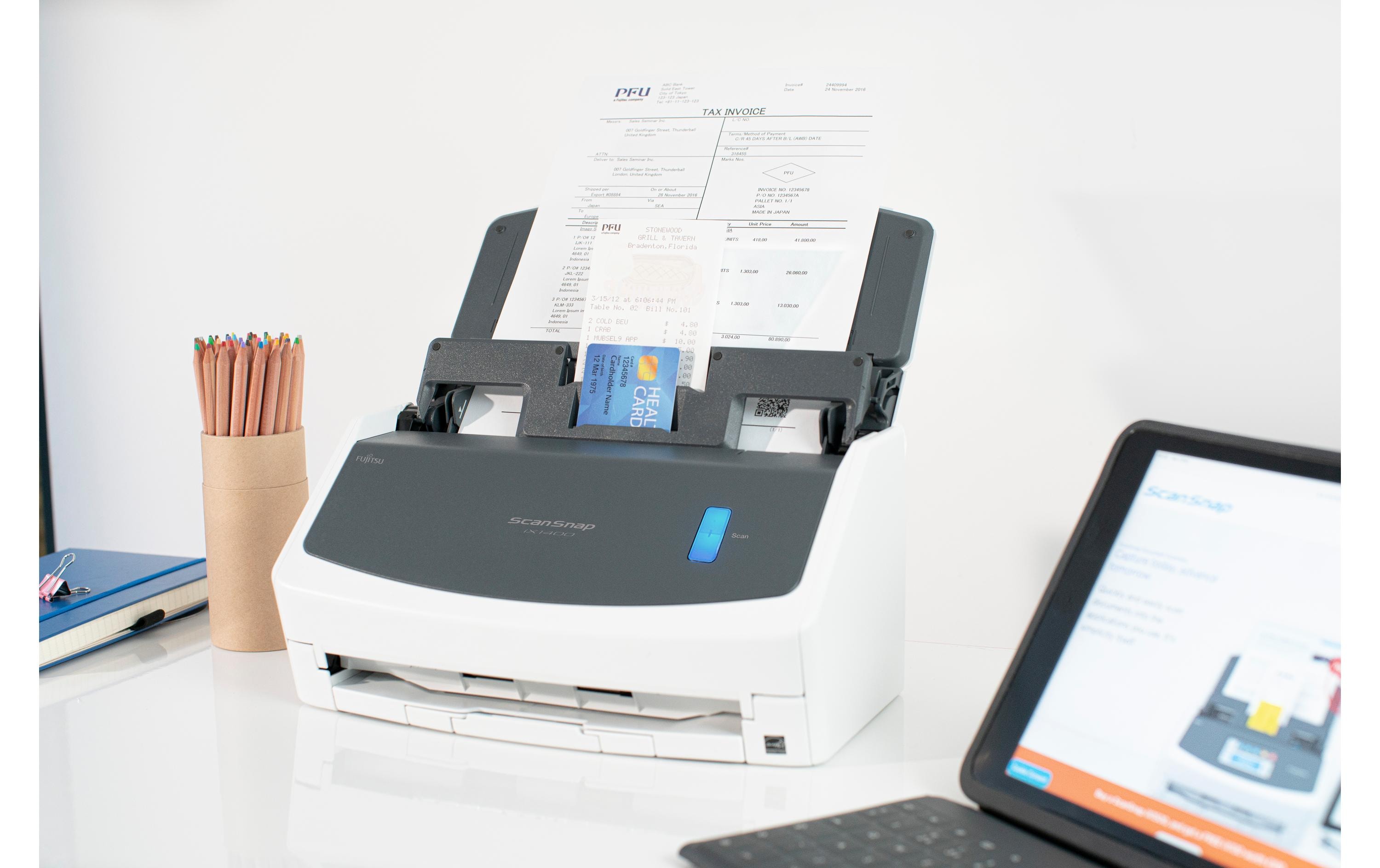 Dokumentenscanner ScanSnap iX1400<br>Schneller Duplex-Dokumentenscanner mit einfacher Benutzerführung