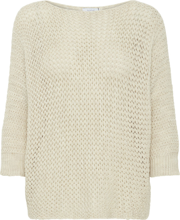 Sorbet SBCARLY KNIT BLOUSE Sandshell