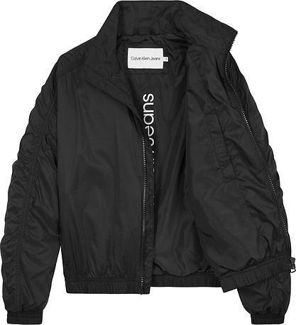 Calvin Klein Sommerjacke - Monogram Off Placed - CK Black