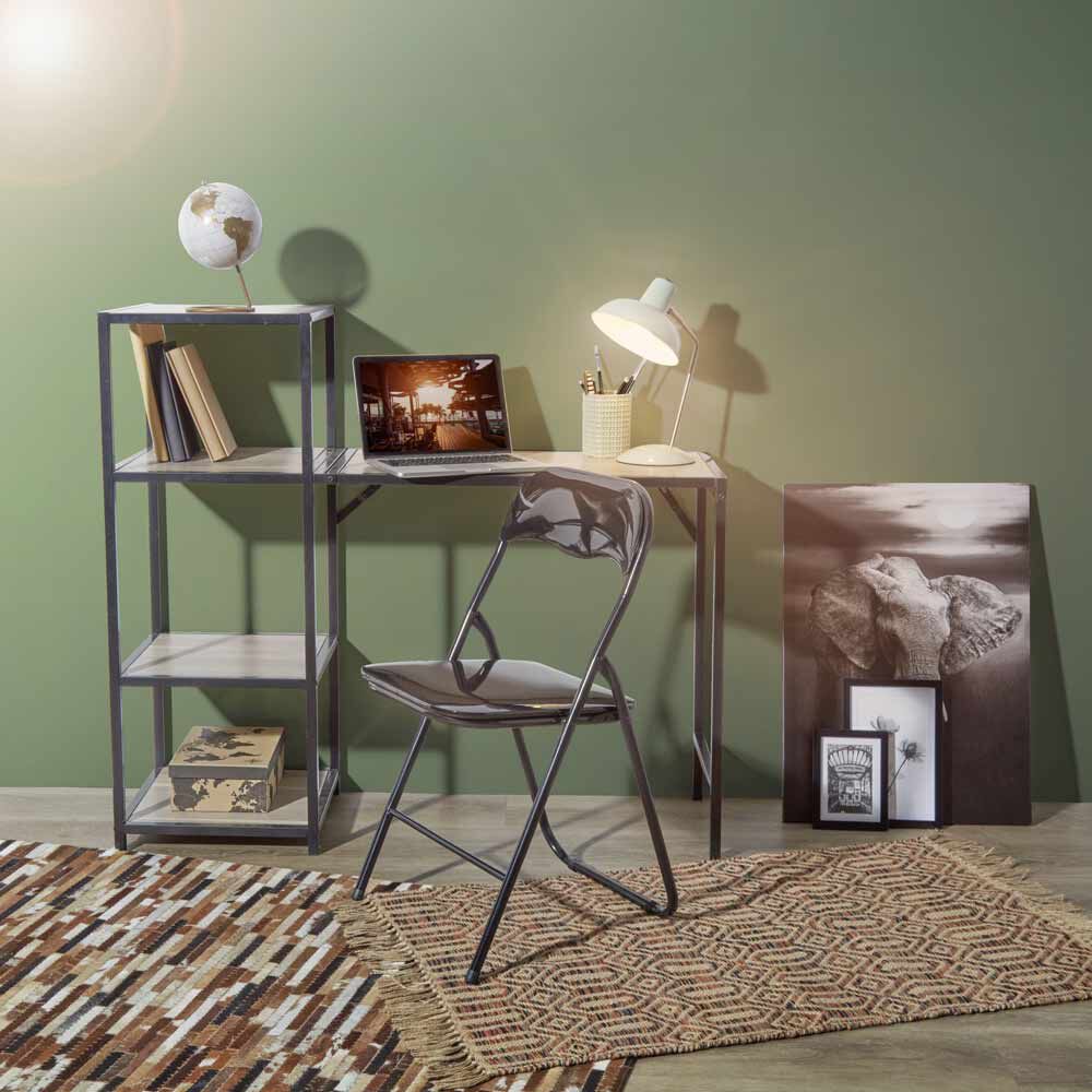 Chaise pliante Tracy métal noir