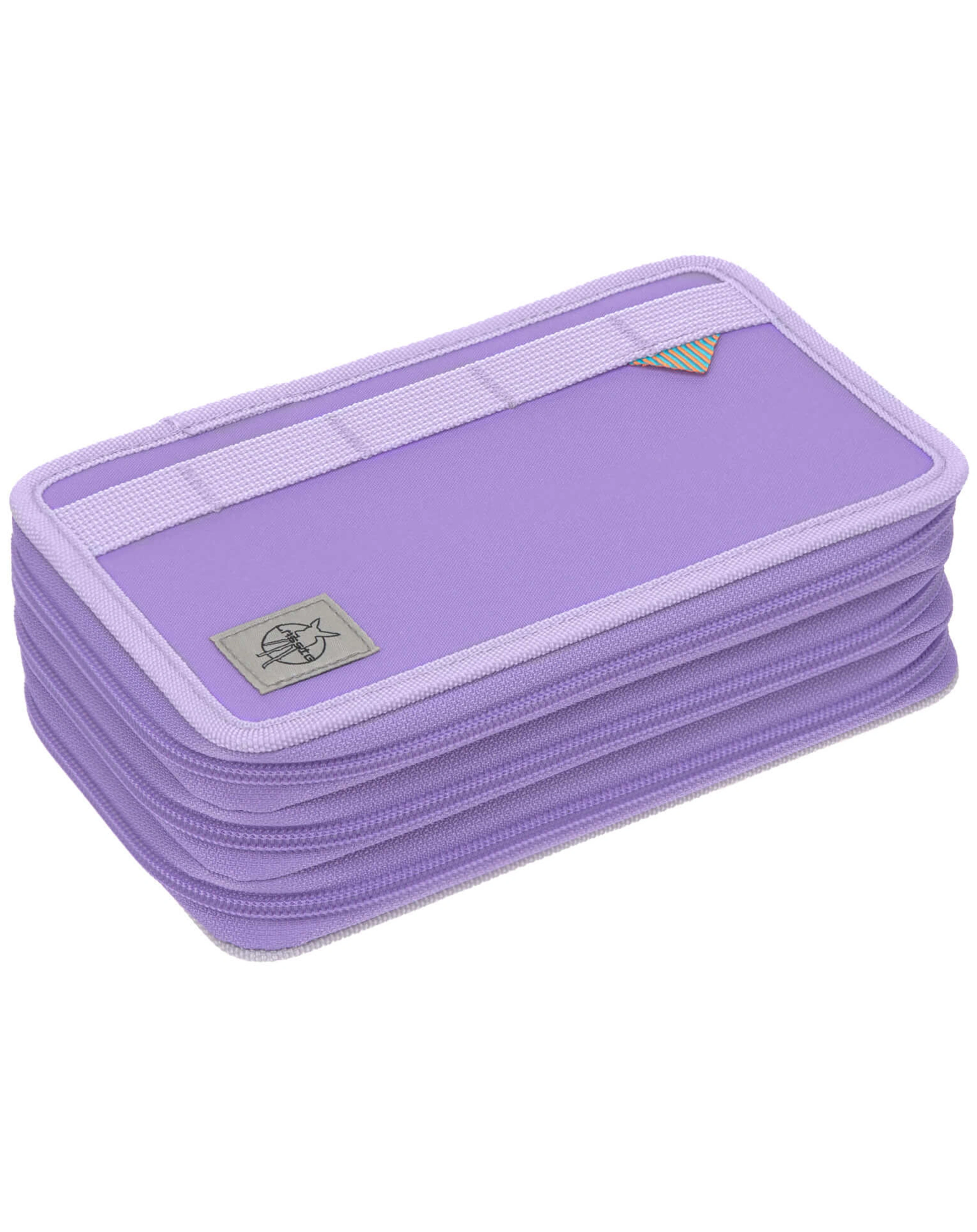 Federtasche TRIPLE UNIQUE mit Inhalt in violet/lavender
