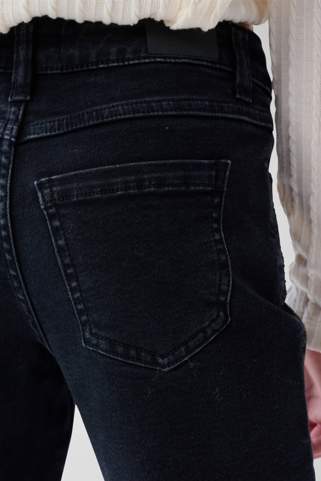 Shoeby straight leg jeans black denim
