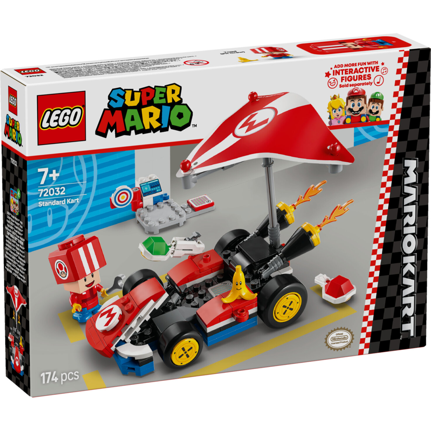 LEGO® Super Mario 72032: Mario Kart – Standard-Kart Nintendo Spielset ab 7 Jahren