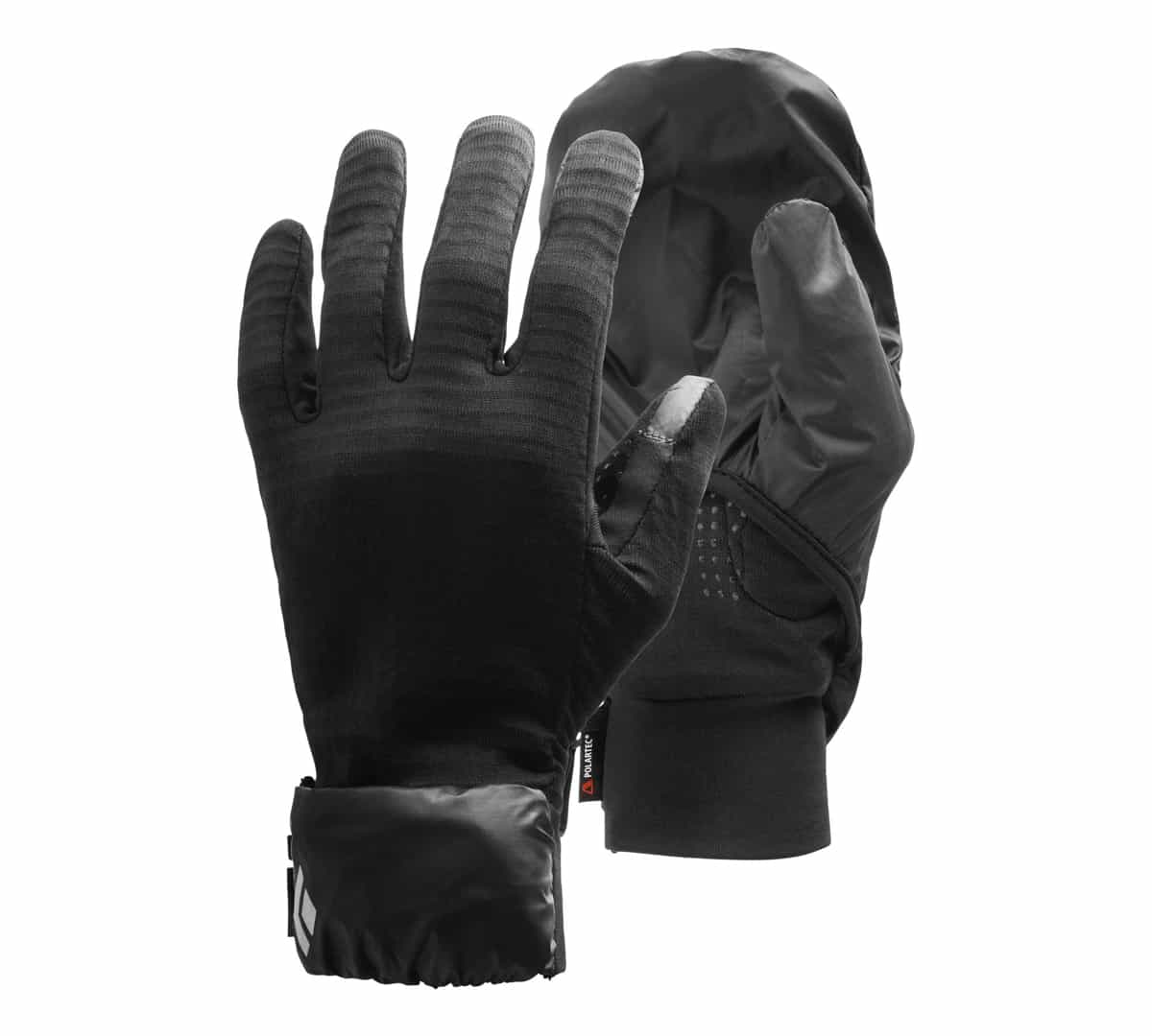 Black Diamond Wind Hood GridTech Gloves Black