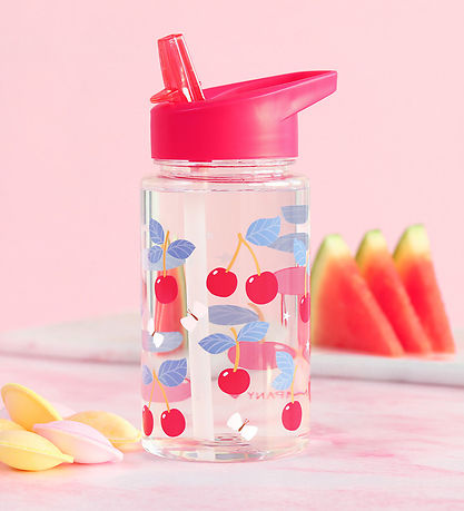 A Little Lovely Company Trinkflasche - 450 ml - Kirschen