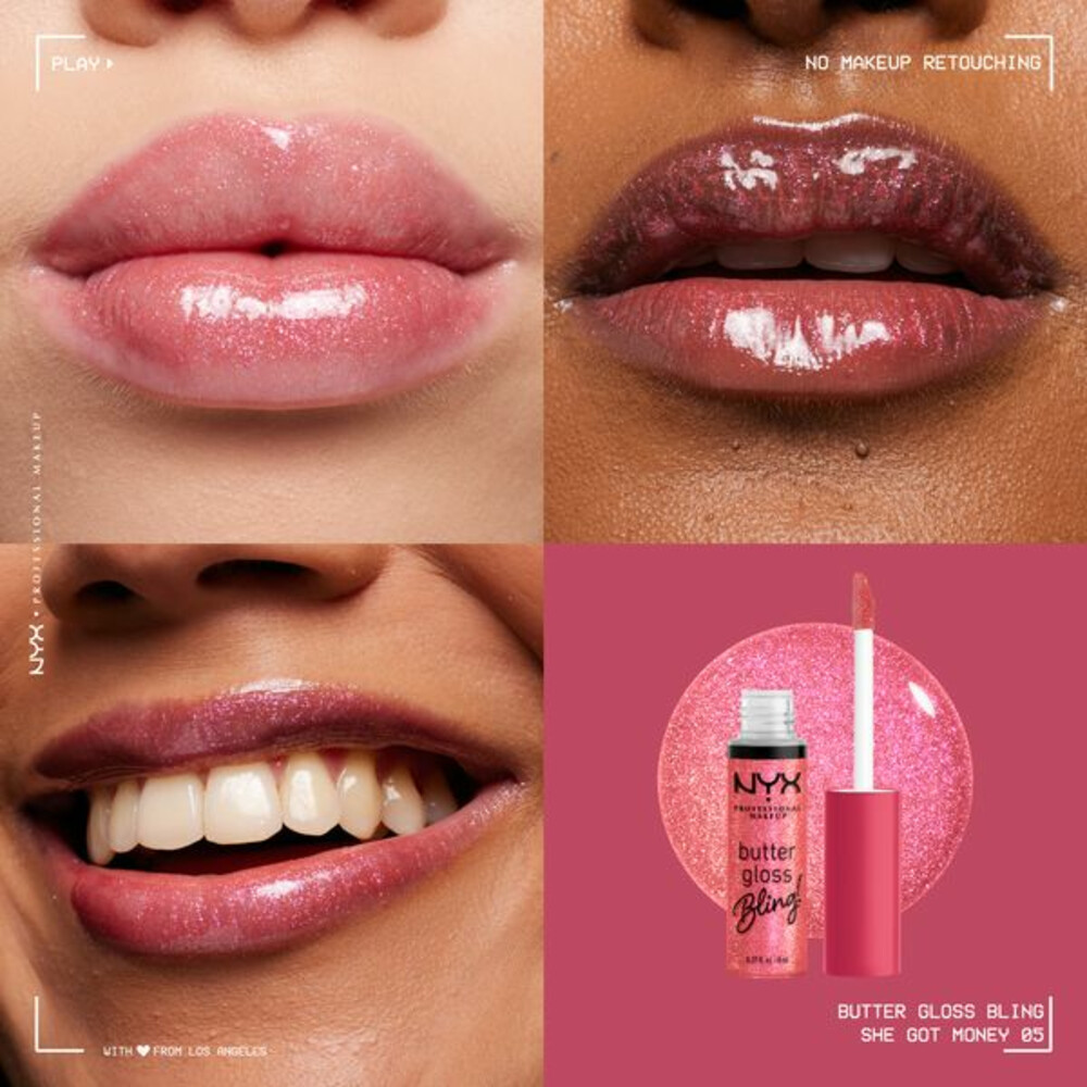 NYX Butter Gloss Bling Lipgloss She Got Money8 ml