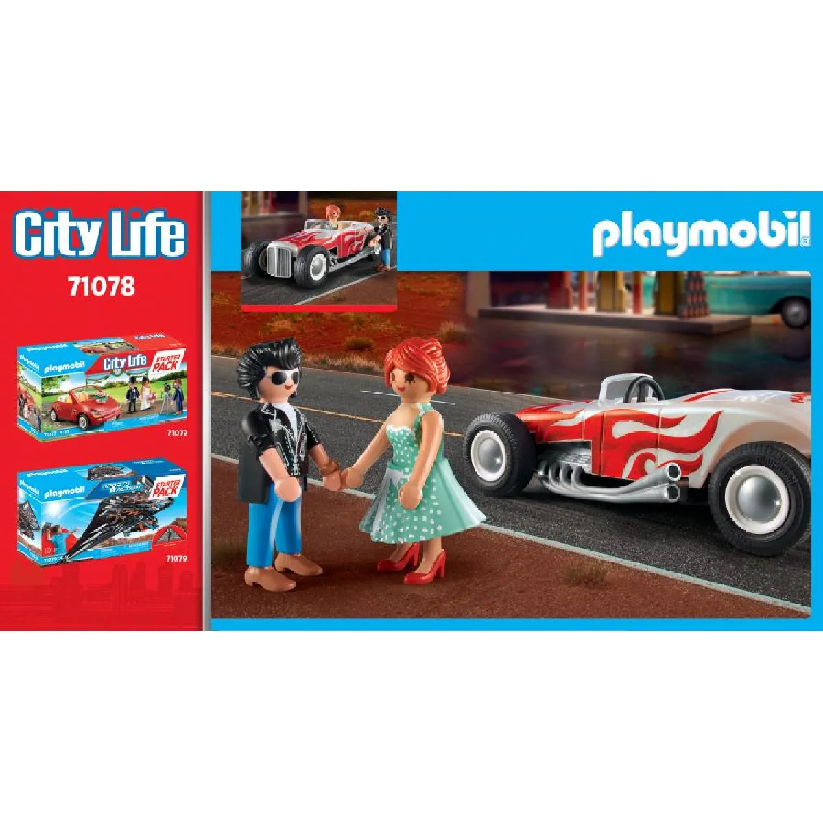 Playmobil® Playmobil 71078 - Voiture Vintage Couple