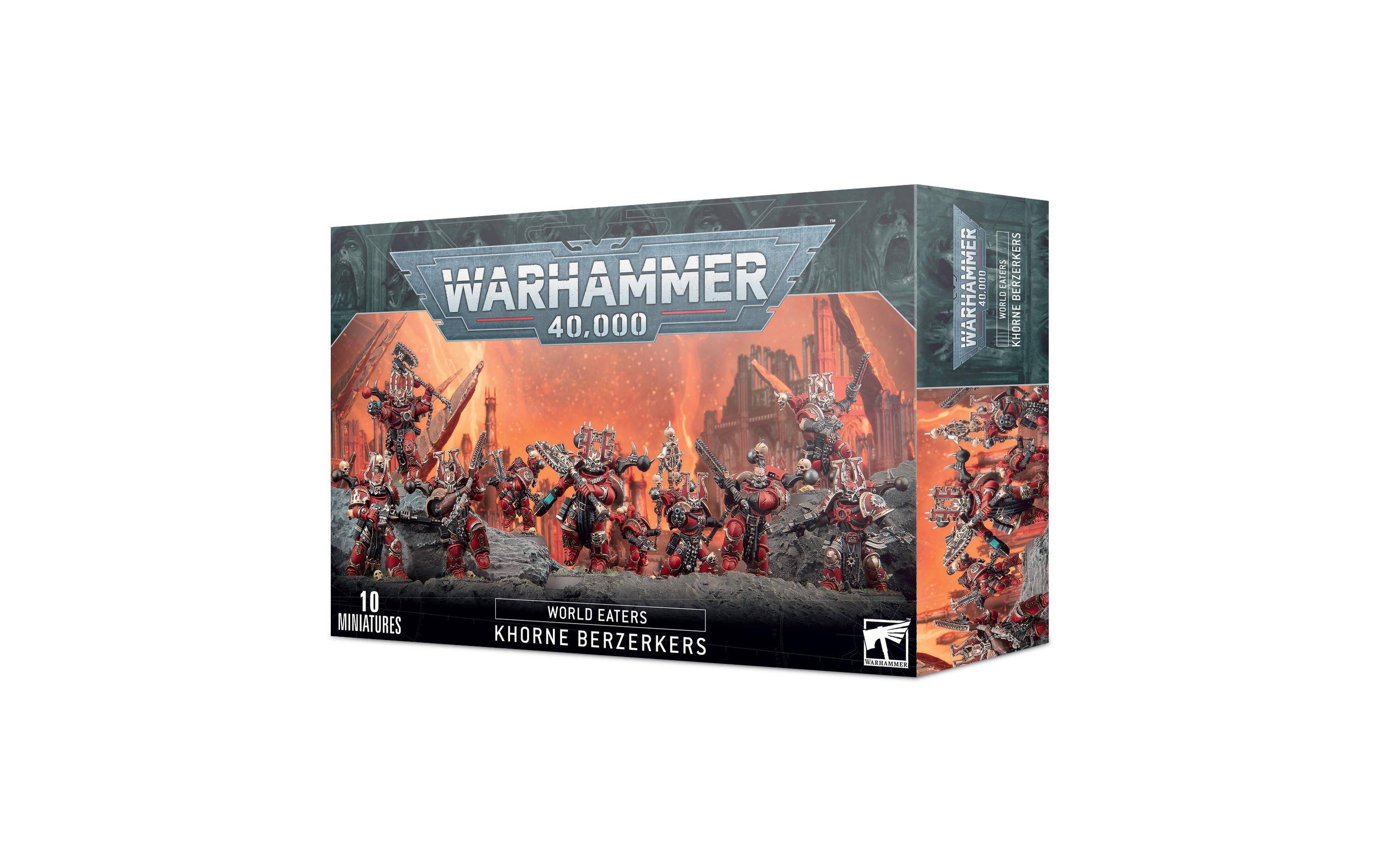 Figurenset Warhammer 40.000 Khorne-BerserkerWarhammer 40.000 World Eaters Miniaturen