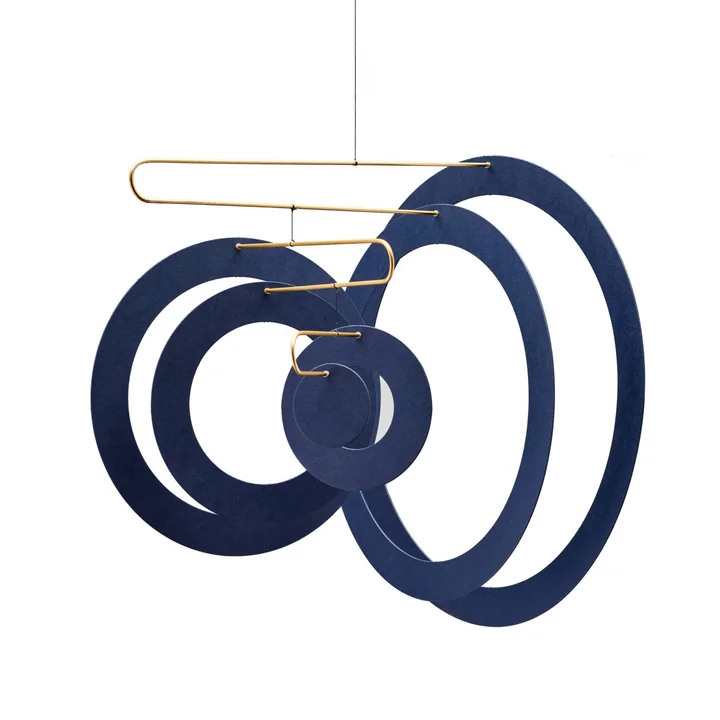 Flensted Mobiles - SuperSonic Mobile, blau