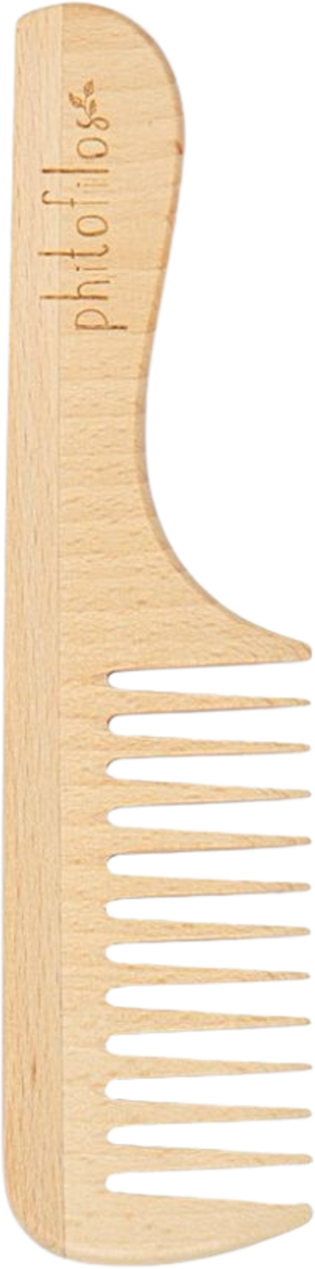 Phitofilos  Kamm aus Buchenholz, 1 Stück