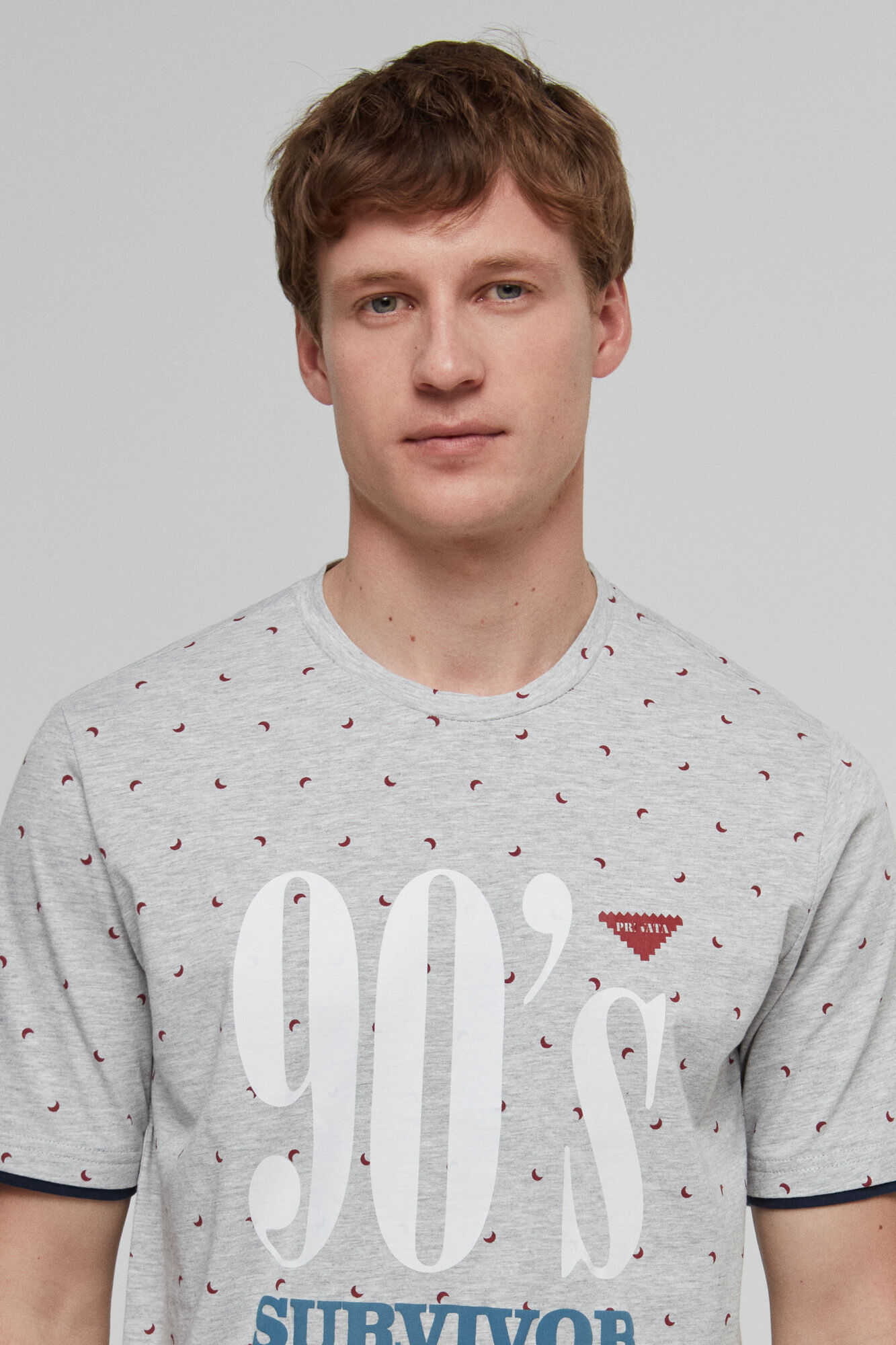 Pijama punto sobrevivente dos anos 90 - Gris