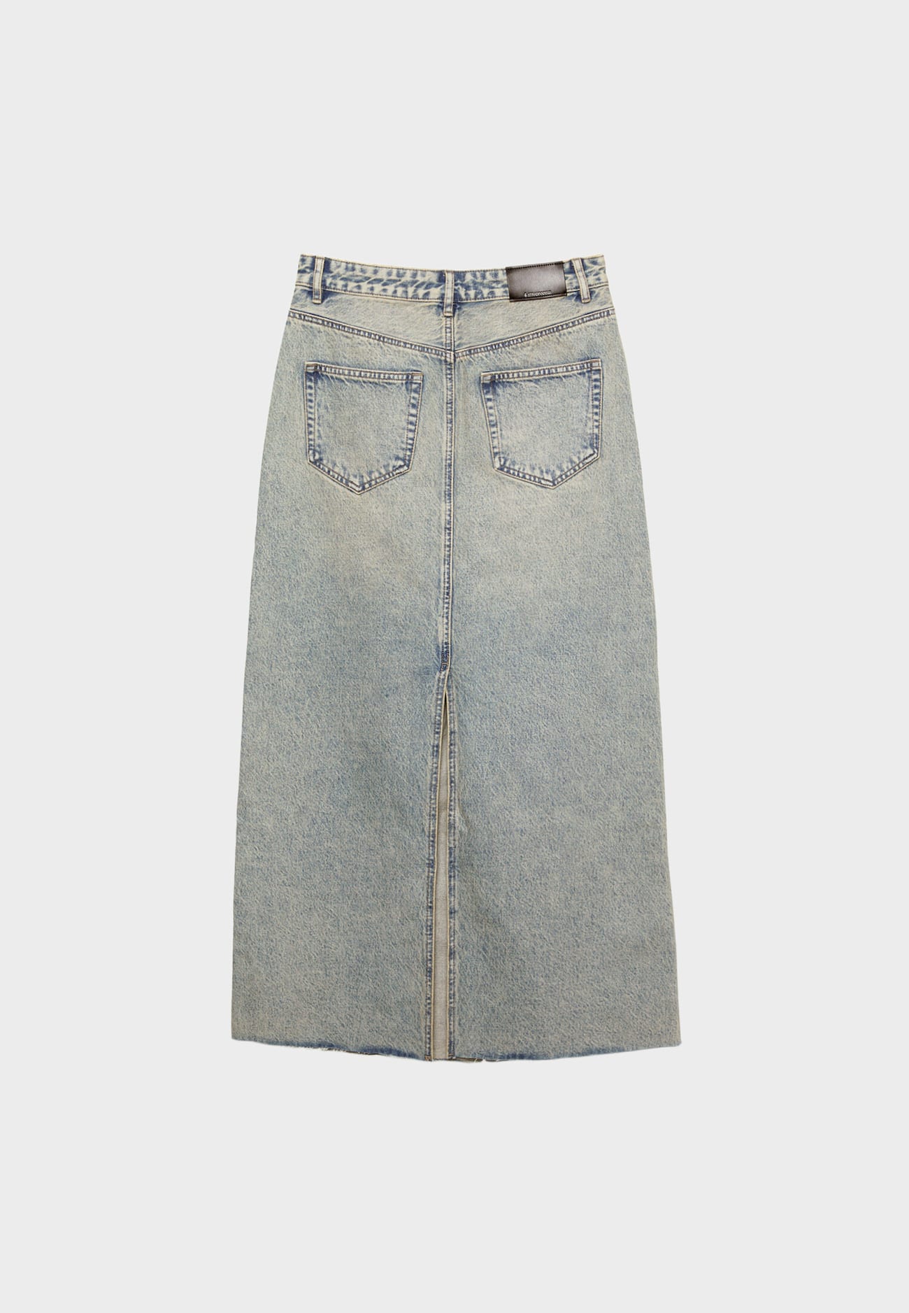 Saia longa vintage em jeans