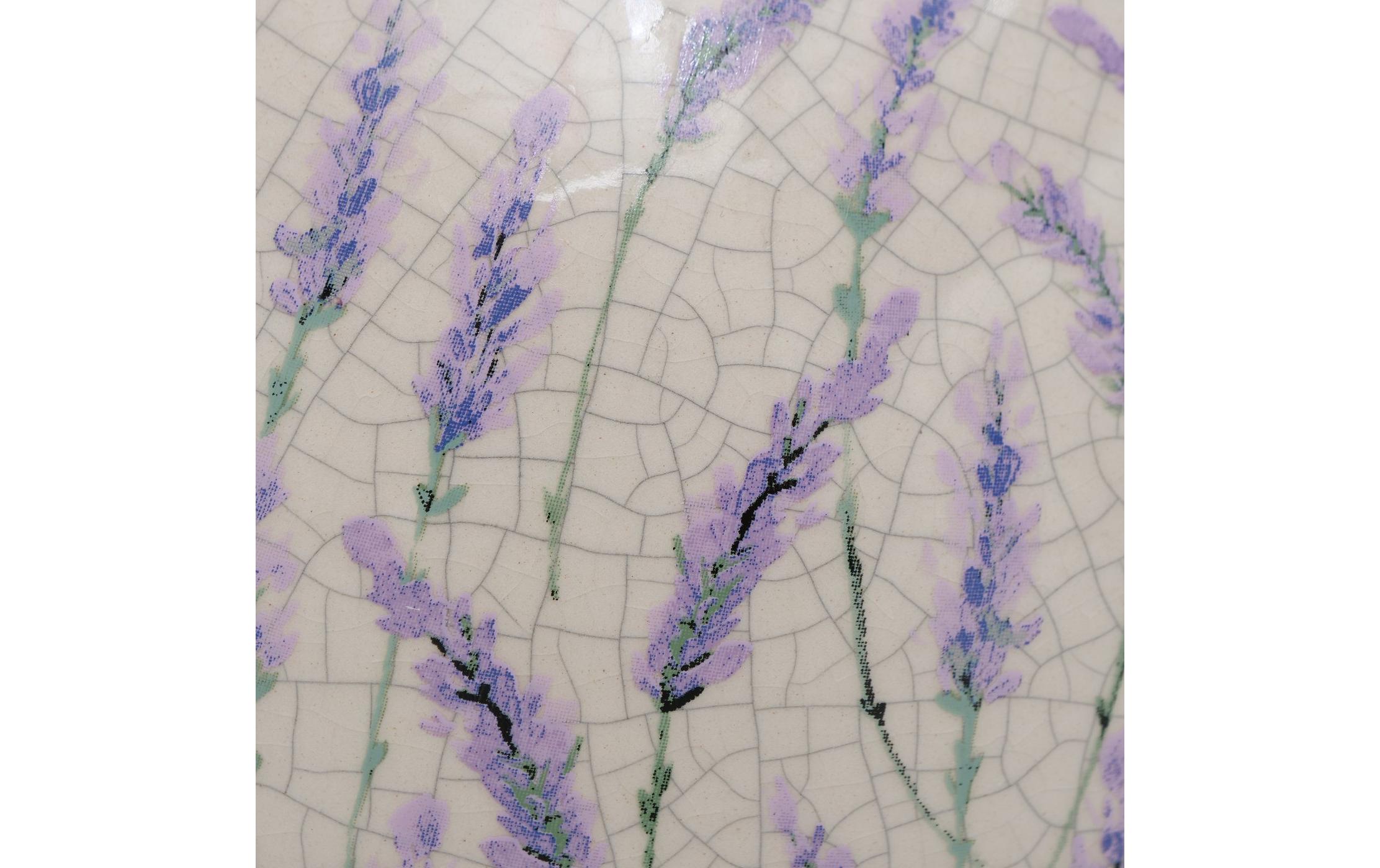 Kugel Lavanda Ø 20 cmDeko-Kugel für den Innen- und Aussenbereich aus Steingut