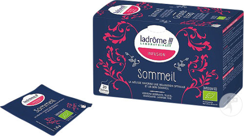Ladrôme Sommeil Infusion Plantes Bio 20 Sachets