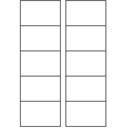 Carte de visite laser Avery Quick and Clean C32026 85 x 54 mm 270 gr blanche - Pochette de 100