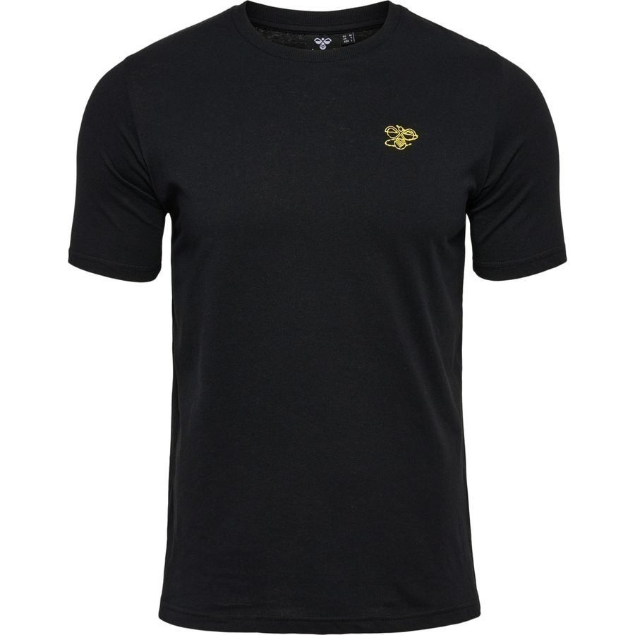 Hummel T-Shirt Label amnesty X hummel - Noir/Jaune