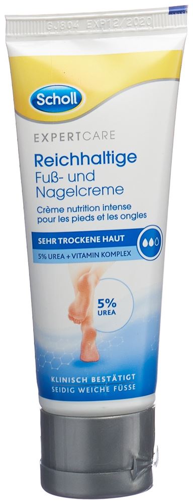 SCHOLL ExpertCare Reichhaltige Fuss- und Nagelcreme Creme Nagelcreme Tb 75 ml