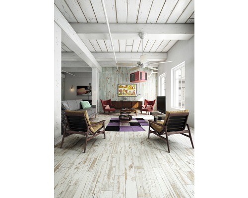 Porseleinen tegel Tribeca wand aqua 32 x 62,5 x 0,9 cm