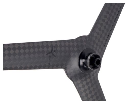 Roue Avant Progress A-7F Disc 3-Bâtons Noir | 12x100mm | Center Lock
