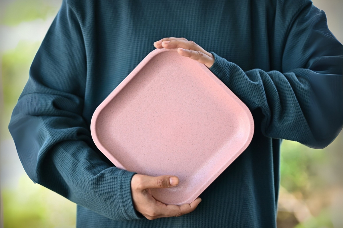 Croppie 20 cm vierkant bord - Innocent