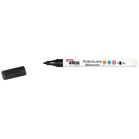 KREUL Porcelain Marker medium, Schwarz
