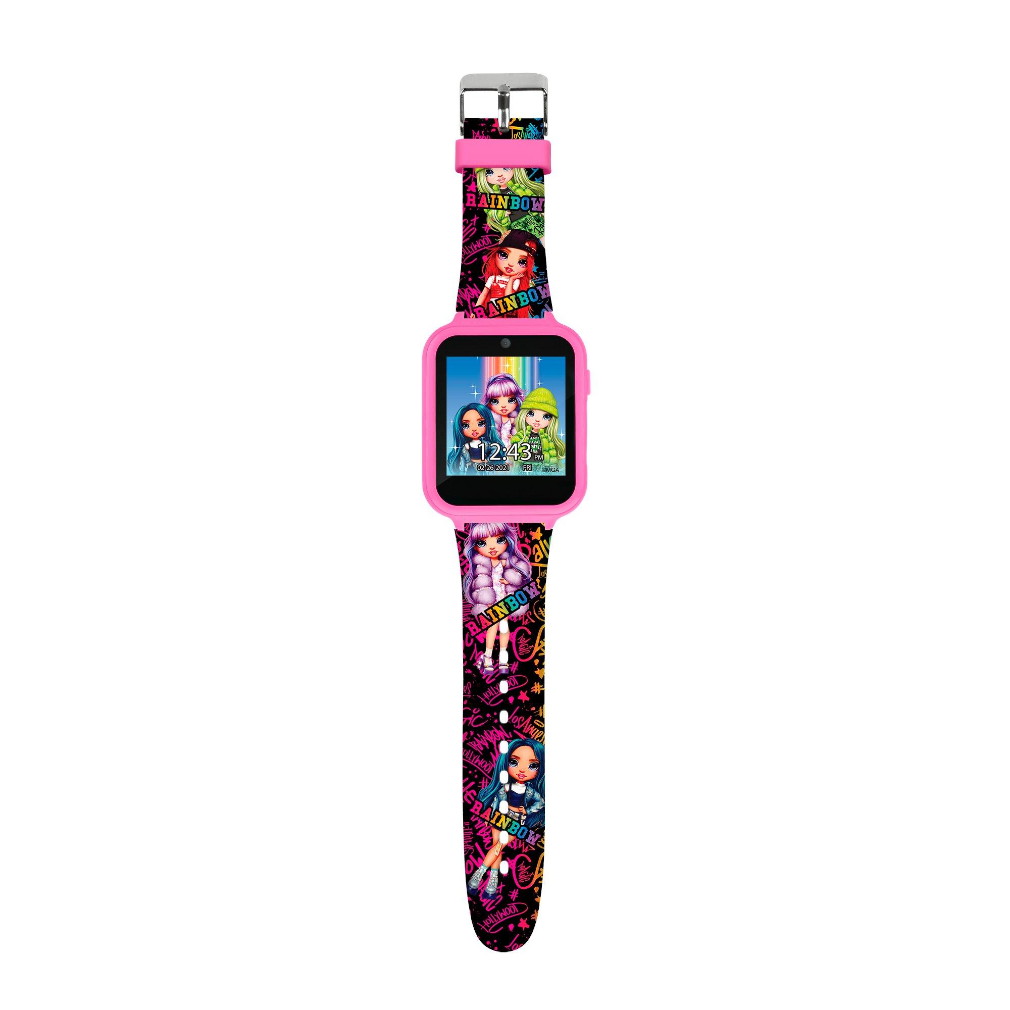 Rainbow High RH Multicoloured Silicone Strap Smart Watch Childrens