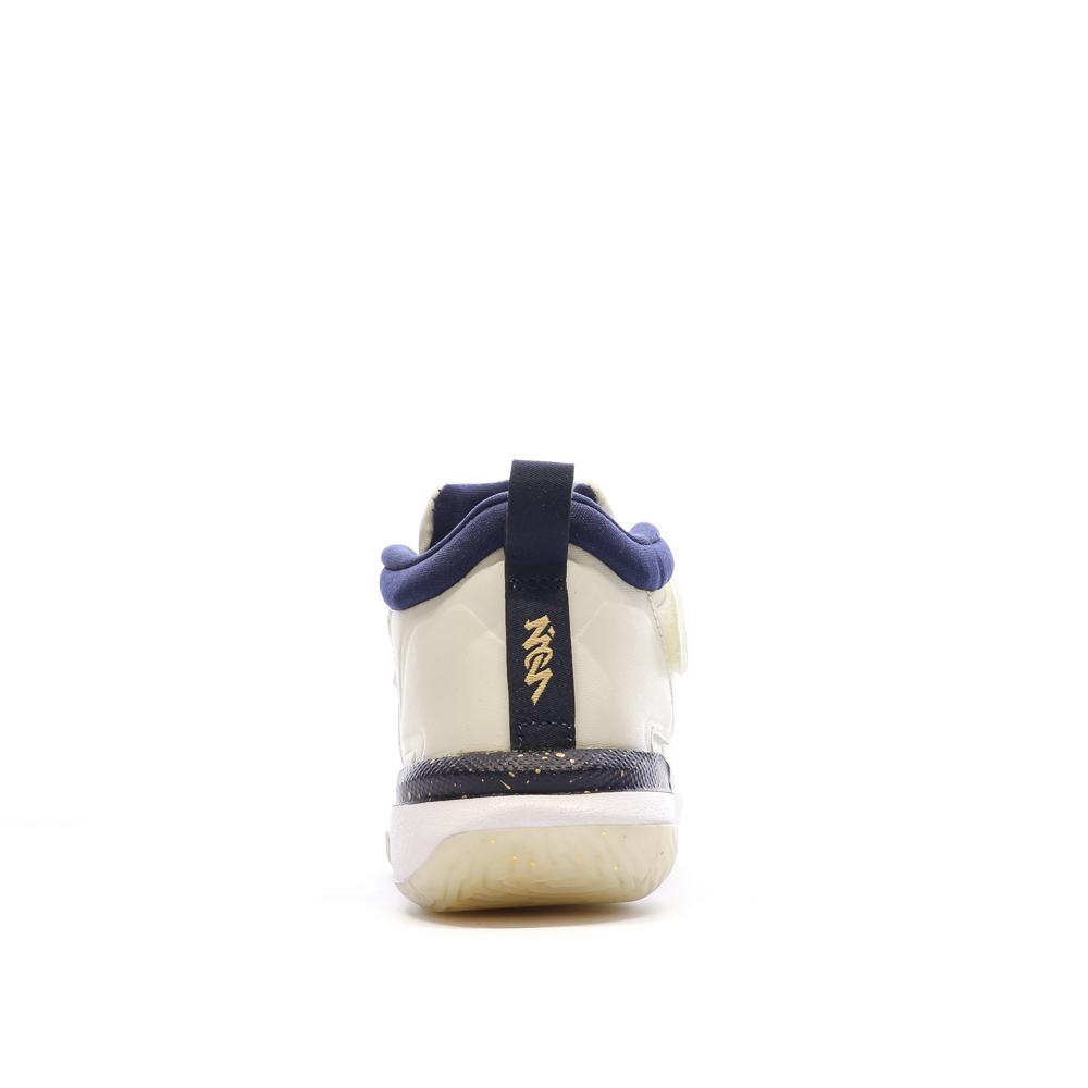 Nike Chaussures de Basketball Beige/Bleu Garçon Nike Jordan Zion 1