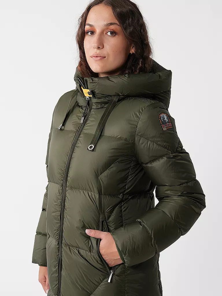 PARAJUMPERS Daunensteppmantel JANET olive
