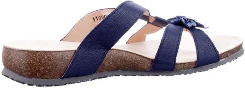 Think donkerblauw 000904-8000 - maat 38 teenslipper donkerblauw - maat 38 Calandschoen