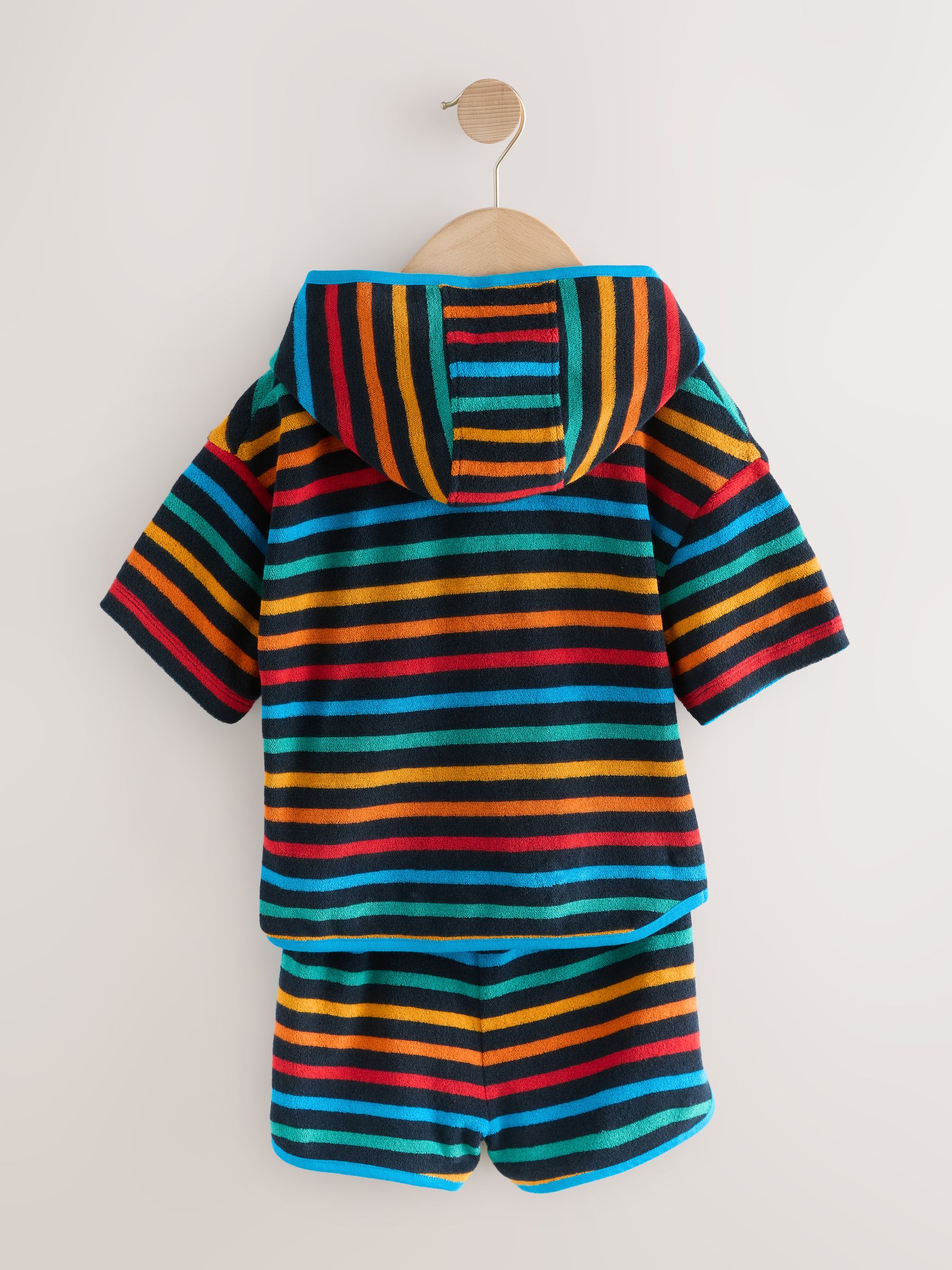 Blauw - 100% katoenen badstofset (3mnd-7jr)