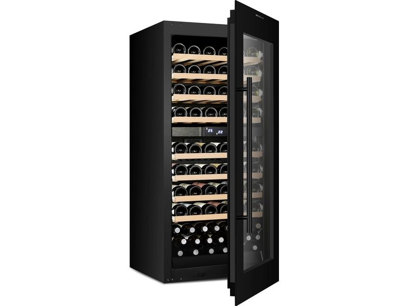 Trisa Einbauweinkühlschrank Dual Zone Schwarz, Rechts Weinkühlschrank